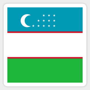 Uzbekistan Flag Sticker